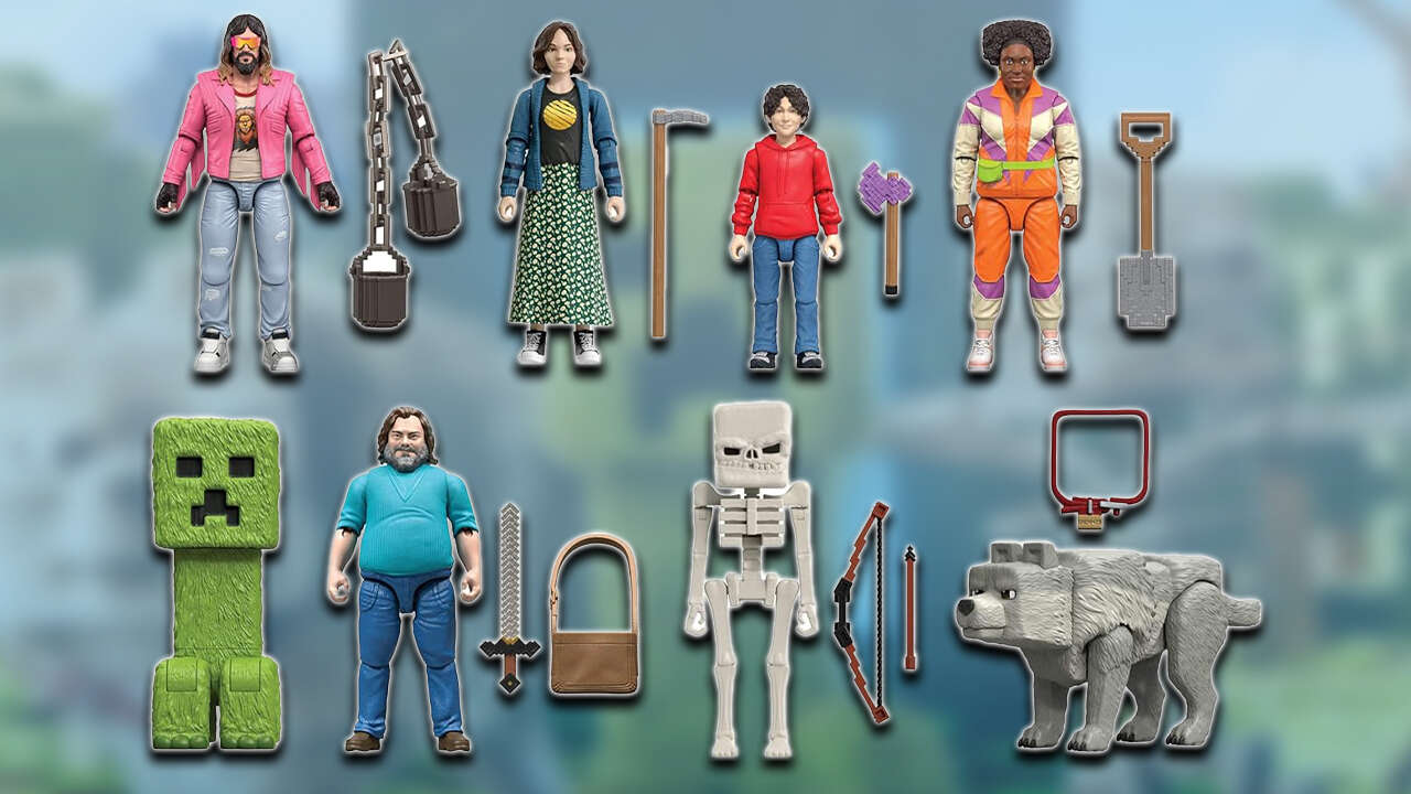 Minecraftの映画のフィギュアの新しいパックは予約注文されています